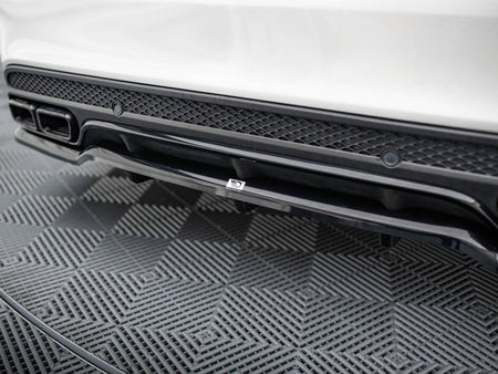 Maxton Design Rear Splitter (Vertical Bars) Mercedes-AMG C63 Sedan / Estate W205 / S205 - ME-C-205-63-RD1G+RD2G - Image 4