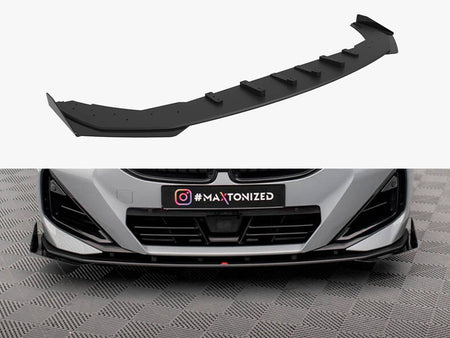 Maxton Design Street PRO Front Splitter + Flaps BMW 2 Coupe M-Pack / M240i G42 - BM242MPACKCNC-FD1B+FSF1G - Image 1