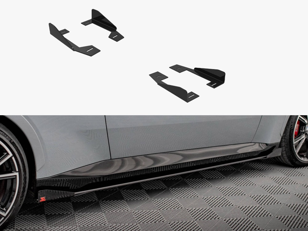 Maxton Design Side Flaps BMW 2 Coupe M-Pack / M240i G42 - BM242MPACKCNC-SF1G - Image 1