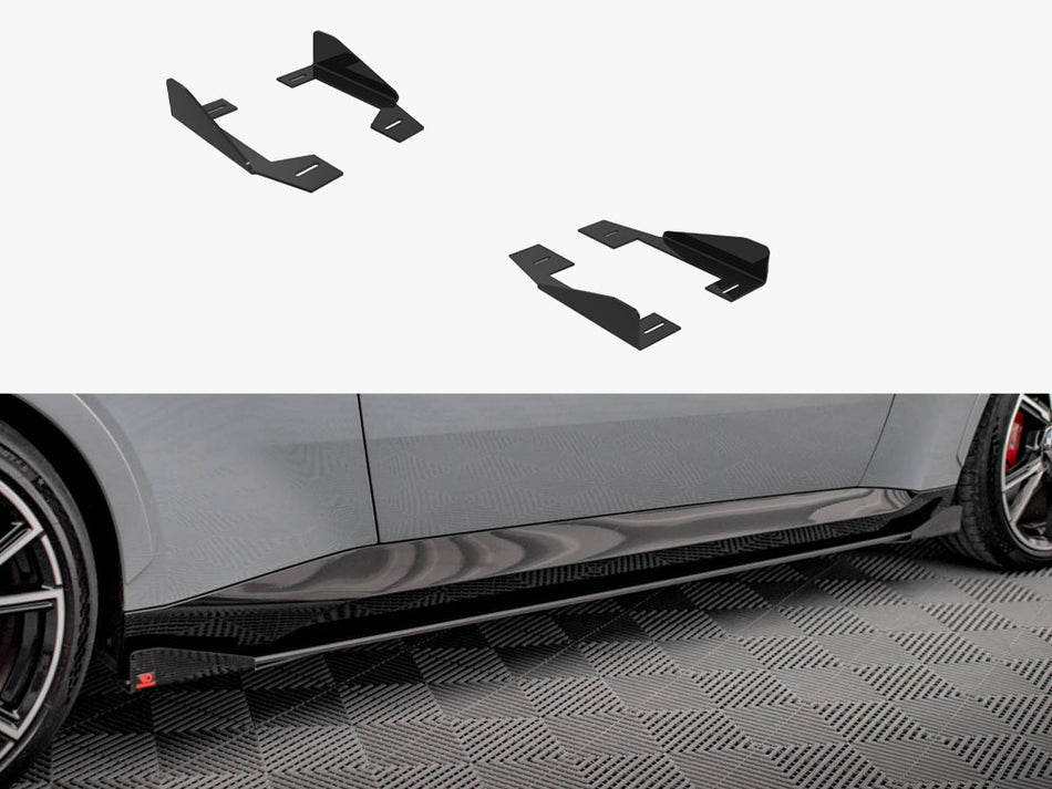 Maxton Design Side Flaps BMW 2 Coupe M-Pack / M240i G42 - BM242MPACKCNC-SF1G - Image 1