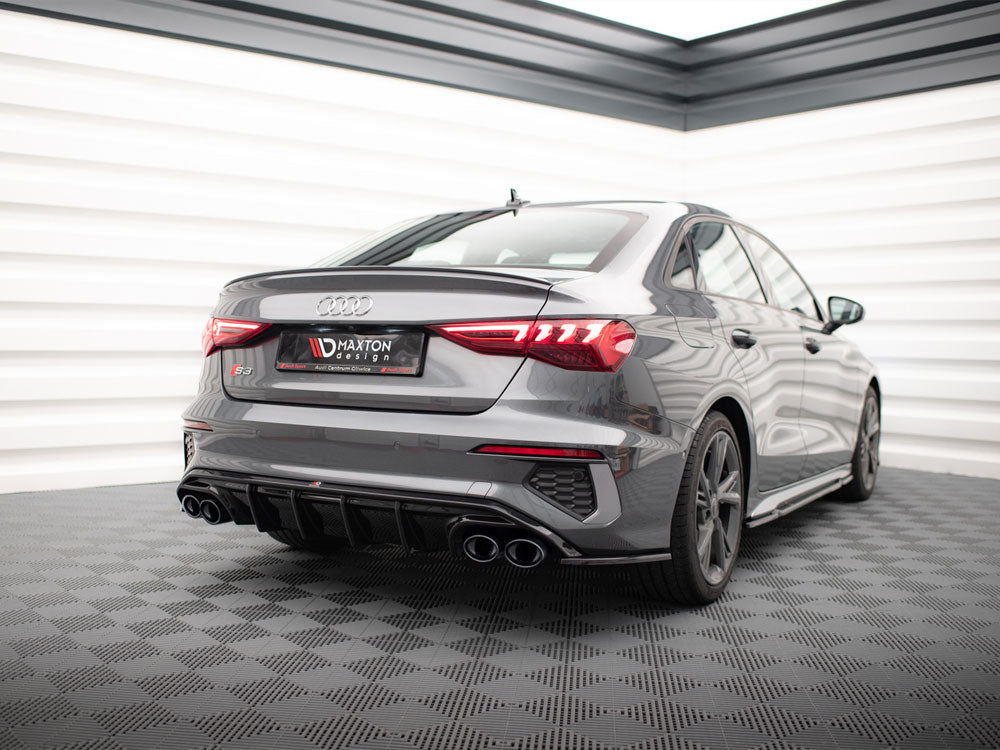 Maxton Design Rear Valance + Exhaust Ends Imitation Audi A3 S-Line Sedan 8Y - AU-S3-8Y-S-RS1G+ - Image 2
