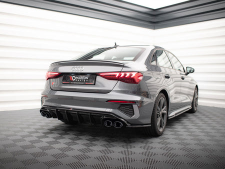 Maxton Design Rear Valance + Exhaust Ends Imitation Audi A3 S-Line Sedan 8Y - AU-S3-8Y-S-RS1G+ - Image 2