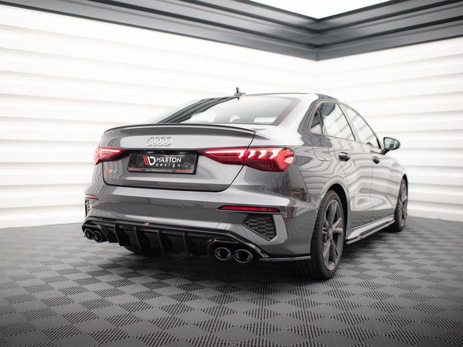Maxton Design Rear Valance + Exhaust Ends Imitation Audi A3 S-Line Sedan 8Y - AU-S3-8Y-S-RS1G+ - Image 2