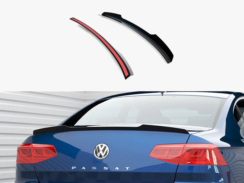 Maxton Design Spoiler CAP Volkswagen Passat Sedan R-Line Mk8 - VW-PA-B8-RLINE-S-CAP1G - Image 1