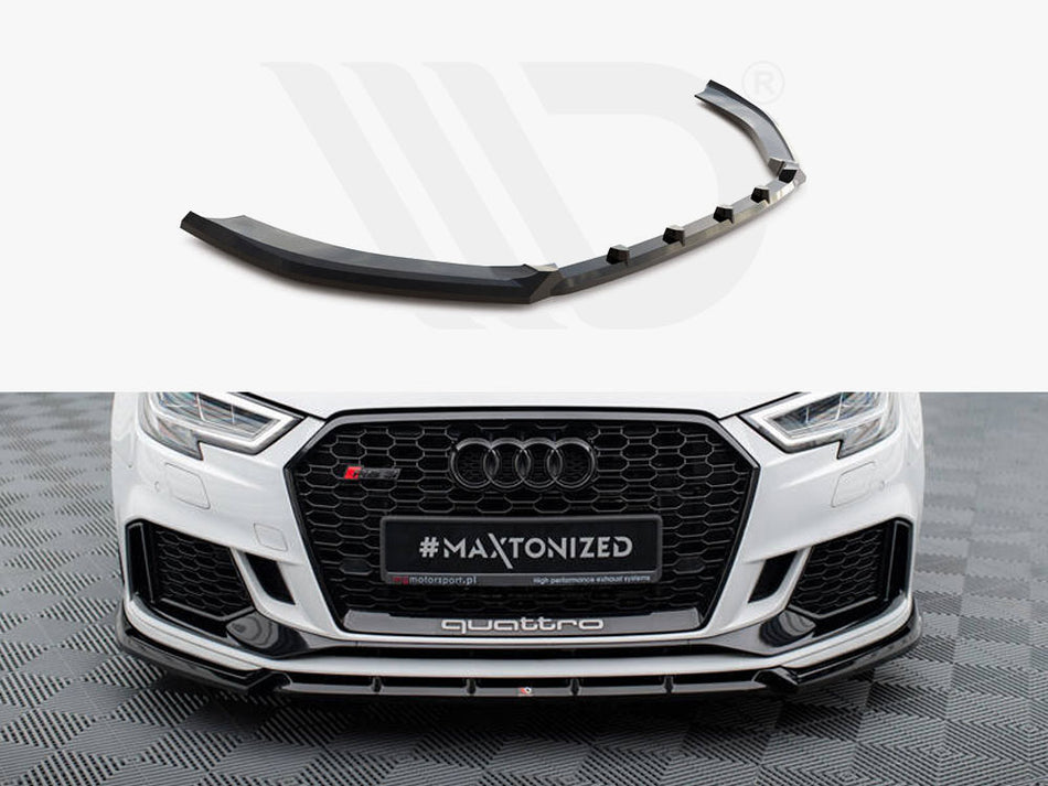 MAXTON DESIGN Front Splitter V.3 Audi RS3 Sedan 8V Facelift