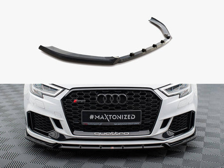 Maxton Design Front Splitter V.3 Audi RS3 Sedan 8V Facelift - AU-RS3-8VF-S-FD3G - Image 1