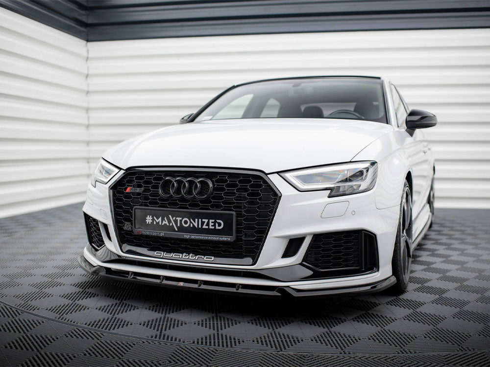 Maxton Design Front Splitter V.3 Audi RS3 Sedan 8V Facelift - AU-RS3-8VF-S-FD3G - Image 2