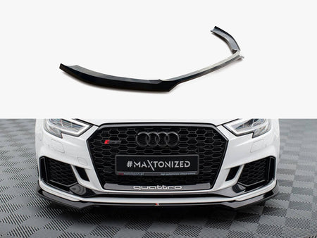 Maxton Design Front Splitter V.5 Audi RS3 Sedan 8V Facelift - AU-RS3-8VF-S-FD5G - Image 1