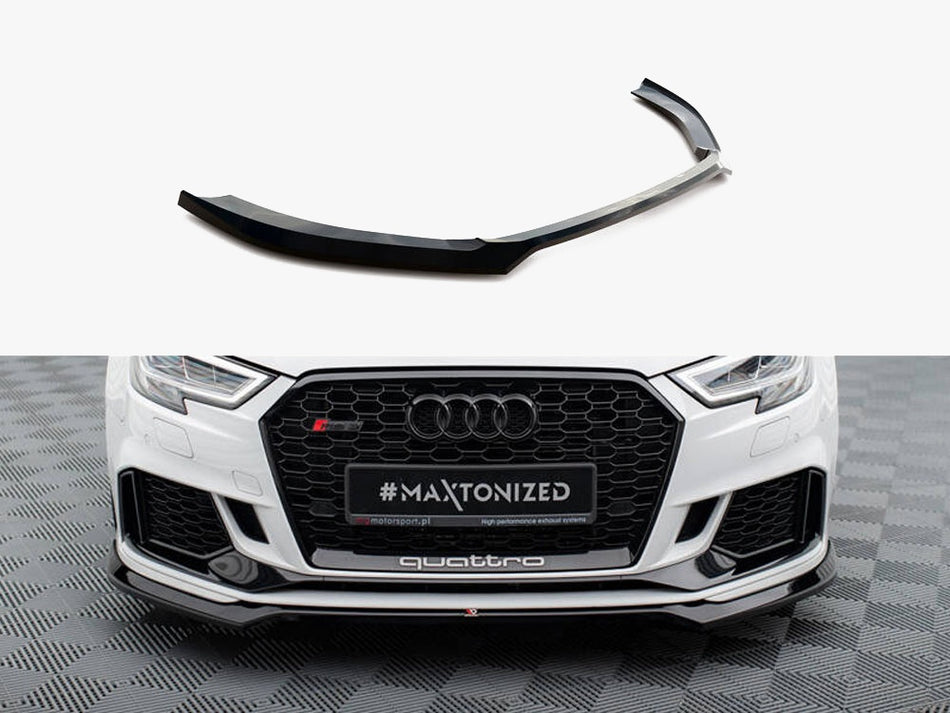 Maxton Design Front Splitter V.5 Audi RS3 Sedan 8V Facelift - AU-RS3-8VF-S-FD5G - Image 1