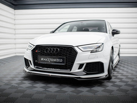 Maxton Design Front Splitter V.5 Audi RS3 Sedan 8V Facelift - AU-RS3-8VF-S-FD5G - Image 2