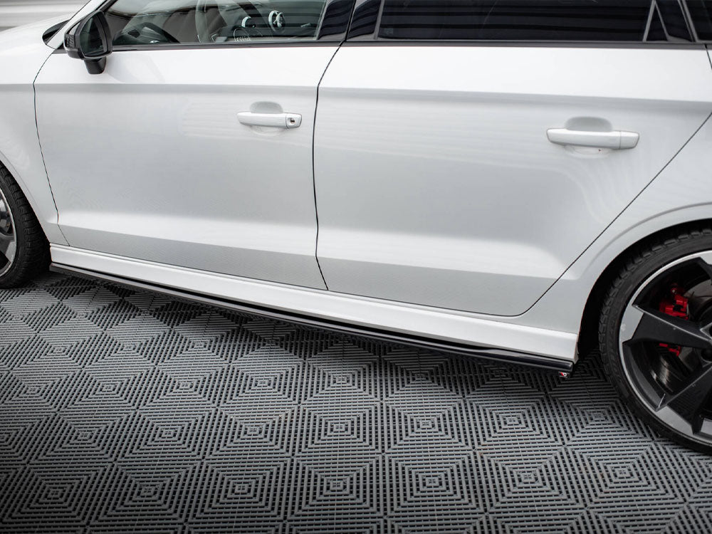 Maxton Design Side Skirts Diffusers V.2 Audi RS3 Sedan 8V Facelift - AU-RS3-8VF-S-SD2G - Image 4