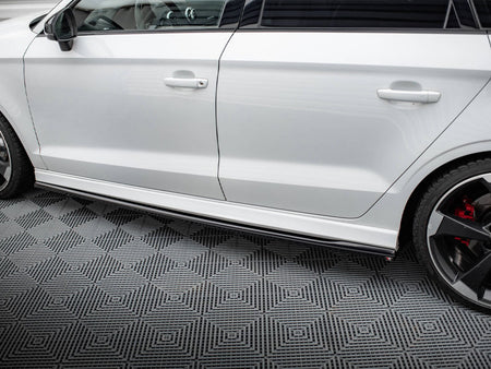 Maxton Design Side Skirts Diffusers V.2 Audi RS3 Sedan 8V Facelift - AU-RS3-8VF-S-SD2G - Image 4