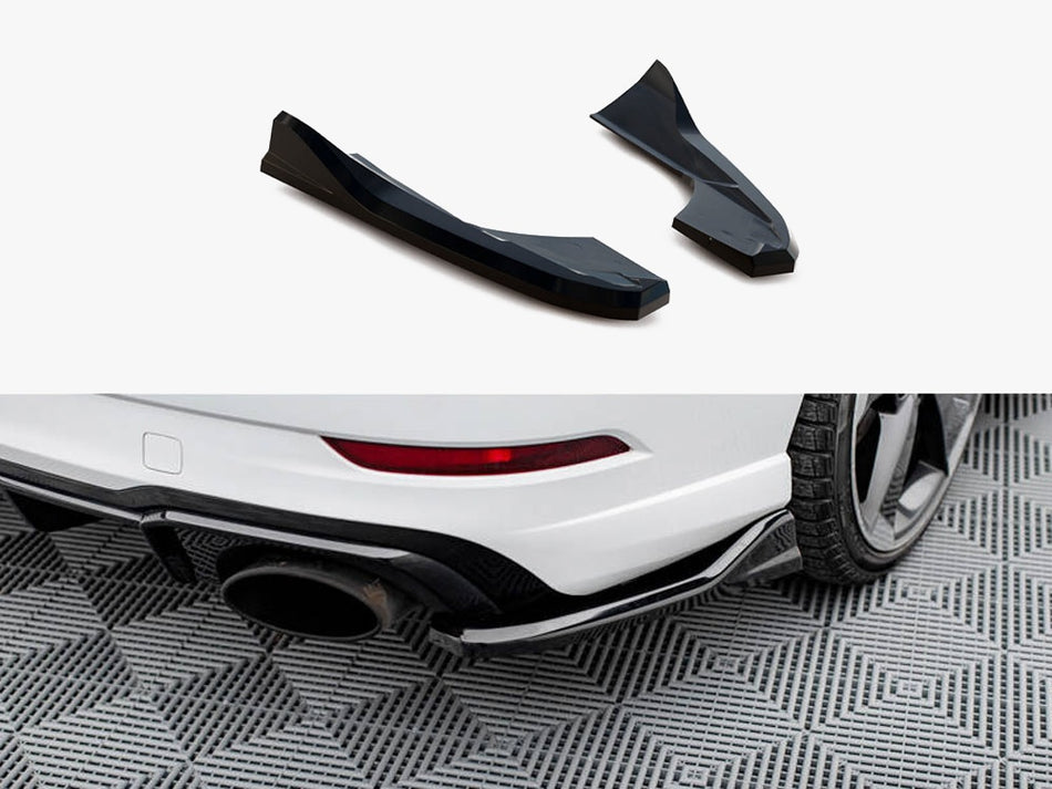 Maxton Design Rear Side Splitters V.3 Audi RS3 Sedan 8V Facelift - AU-RS3-8VF-S-RSD3G - Image 1