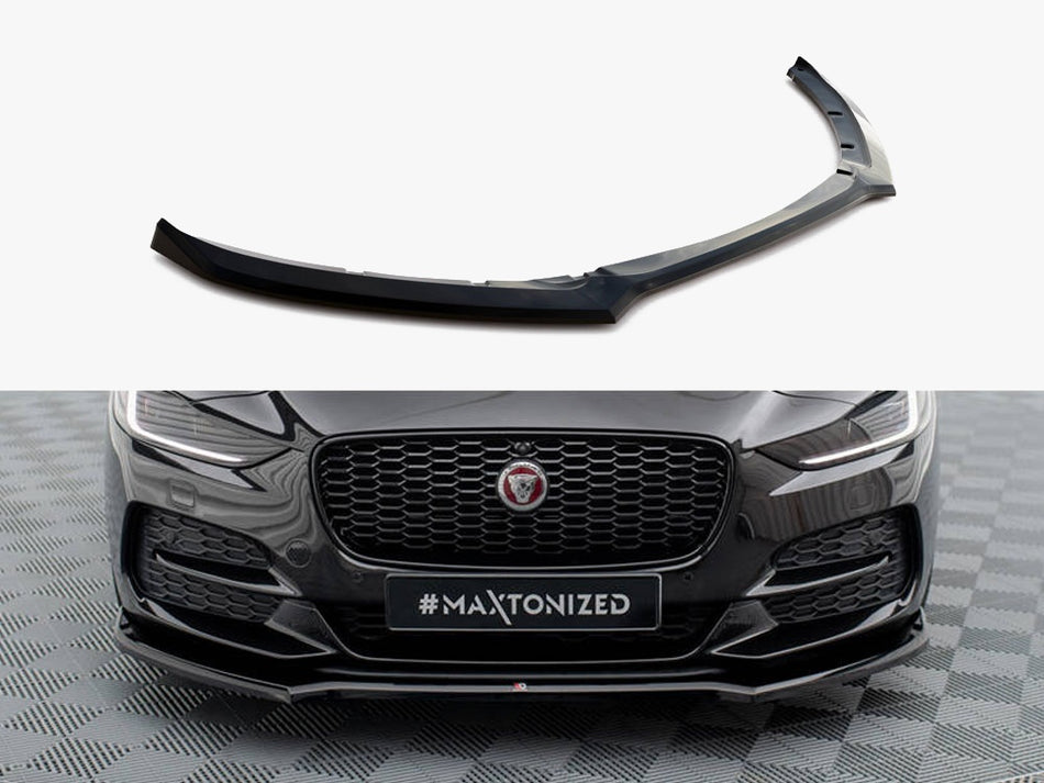 Maxton Design Front Splitter V.1 Jaguar XE X760 Facelift - JA-XE-1F-FD1G - Image 1
