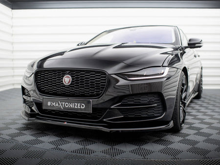 Maxton Design Front Splitter V.1 Jaguar XE X760 Facelift - JA-XE-1F-FD1G - Image 2
