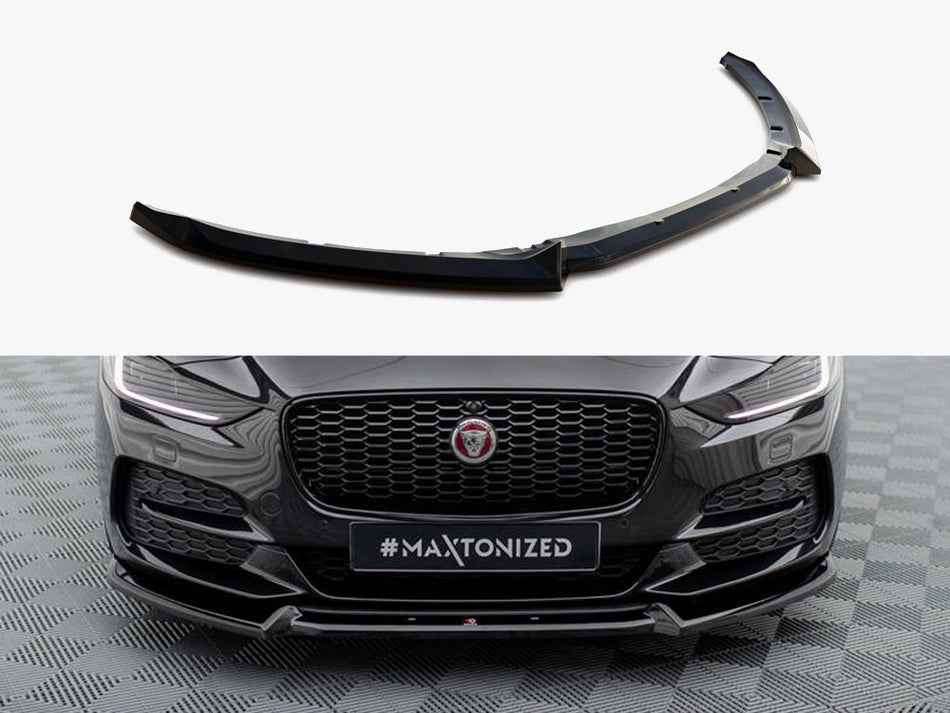Maxton Design Front Splitter V.2 Jaguar XE X760 Facelift - JA-XE-1F-FD2G - Image 1