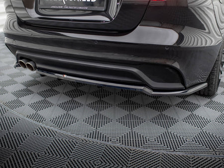 Maxton Design Central Rear Splitter (Vertical Bars) Jaguar XE X760 Facelift - JA-XE-1F-RSD1G+RD1G - Image 4