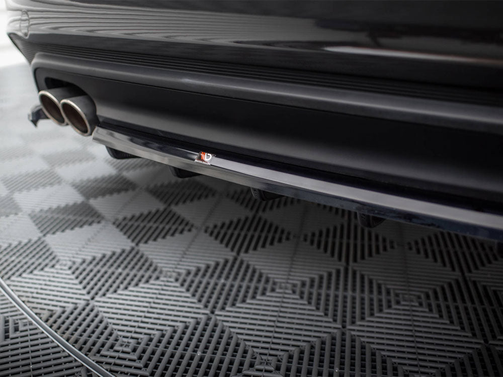 Maxton Design Central Rear Splitter (Vertical Bars) Jaguar XE X760 Facelift - JA-XE-1F-RSD1G+RD1G - Image 5