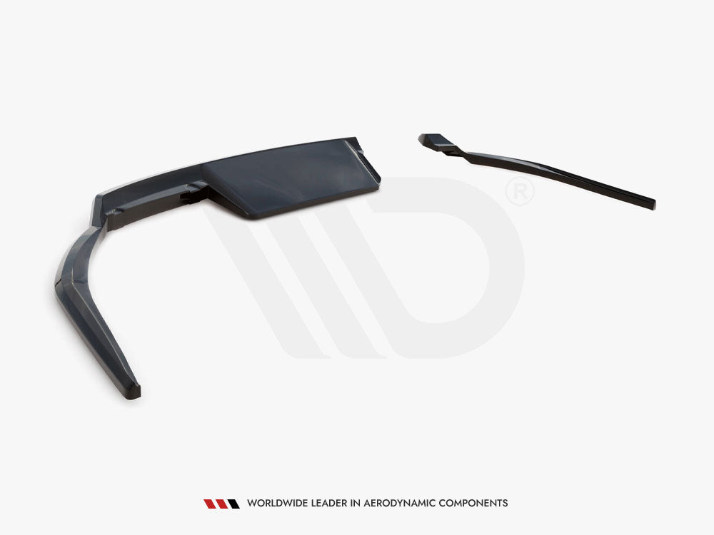 Maxton Design Central Rear Splitter (Vertical Bars) Jaguar XE X760 Facelift - JA-XE-1F-RSD1G+RD1G - Image 7