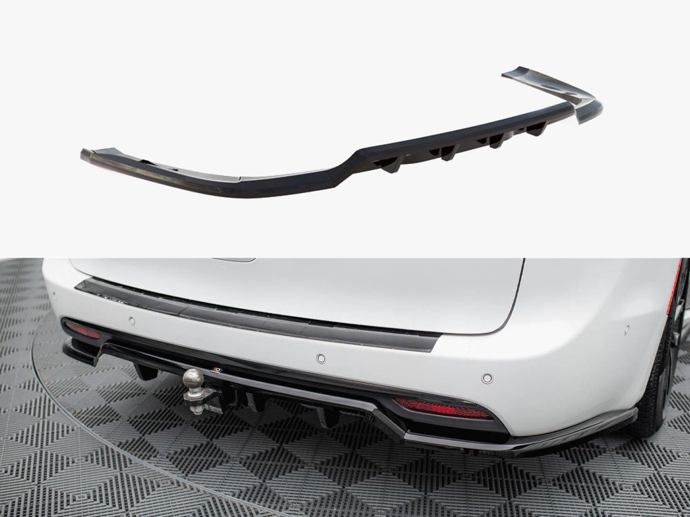 Maxton Design Central Rear Splitter (Vertical Bars) Chrysler Pacifica Mk2 Facelift - CHR-PA-2F-RD1G+RD2G - Image 1
