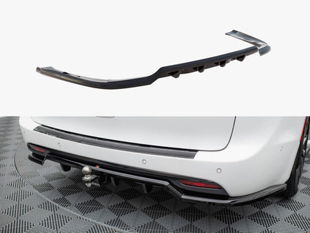 Maxton Design Central Rear Splitter (Vertical Bars) Chrysler Pacifica Mk2 Facelift - CHR-PA-2F-RD1G+RD2G - Image 1