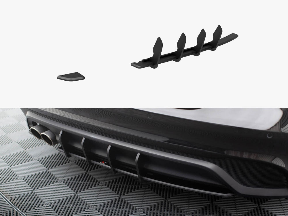 Maxton Design Street PRO Rear Diffuser Jaguar XE X760 Facelift - JAXE1FCNC-RS1B - Image 1