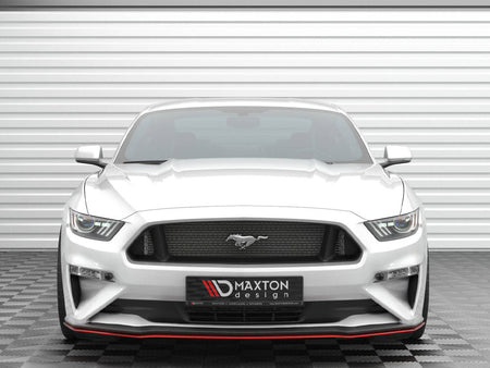 Maxton Design Front Splitter V.2 Ford Mustang Mk6 Facelift - FO-MU-6F-FD2G - Image 2