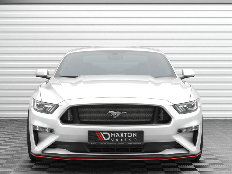 Maxton Design Front Splitter V.2 Ford Mustang Mk6 Facelift - FO-MU-6F-FD2G - Image 2