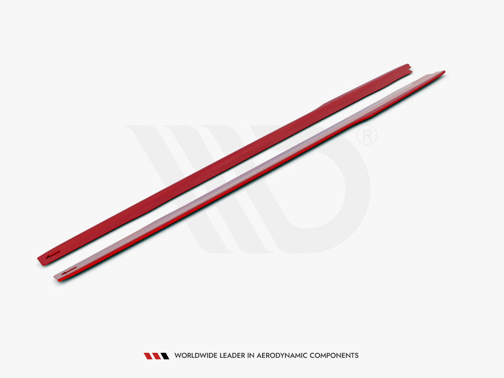 Maxton Design Side Skirts Diffusers V.2 Ford Mustang Mk6 Facelift - FO-MU-6F-SD2G - Image 4