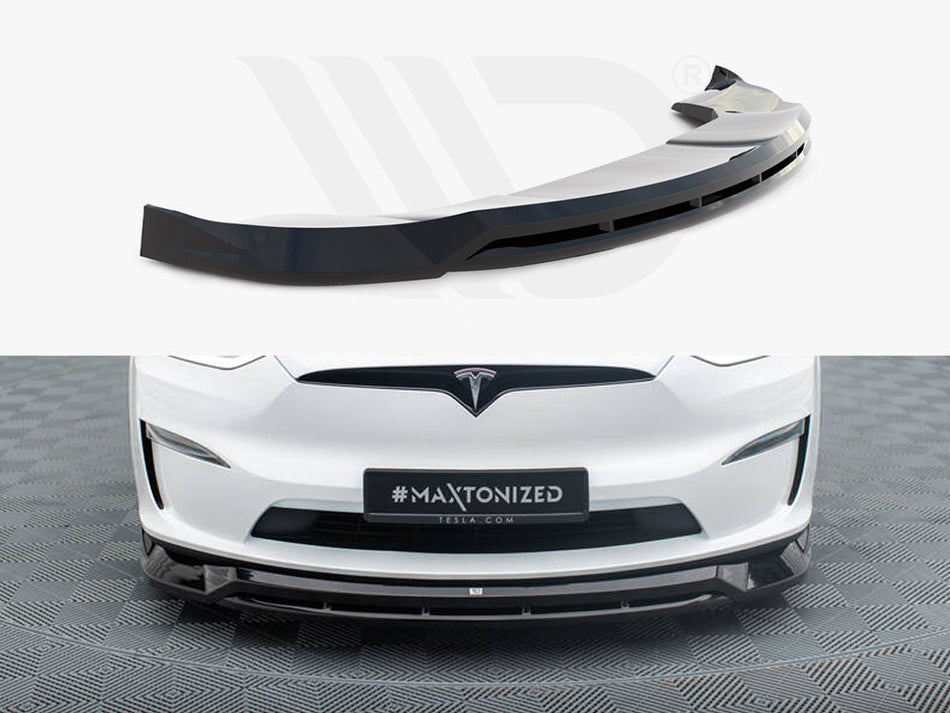 MAXTON DESIGN Front Splitter V.1 Tesla Model X Mk1 Facelift