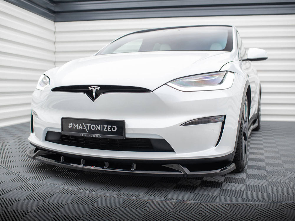 Maxton Design Front Splitter V.2 Tesla Model X Mk1 Facelift - TE-MODELX-1F-FD2G - Image 2