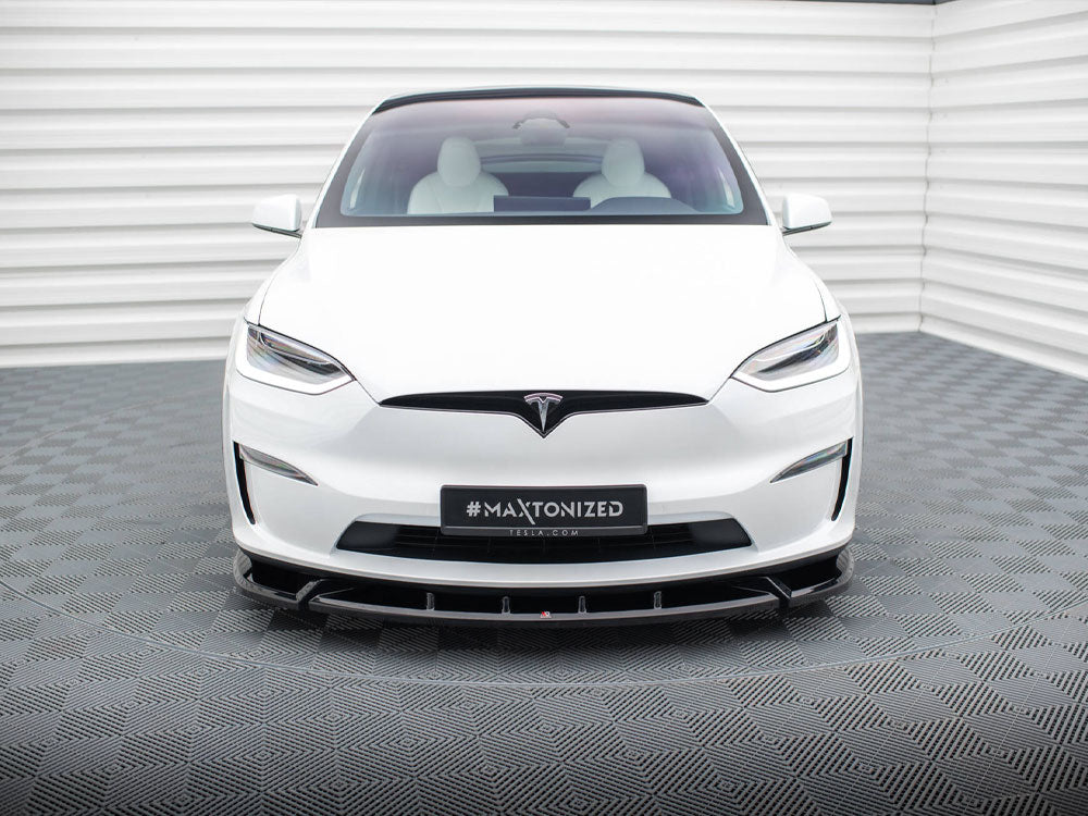 Maxton Design Front Splitter V.2 Tesla Model X Mk1 Facelift - TE-MODELX-1F-FD2G - Image 3