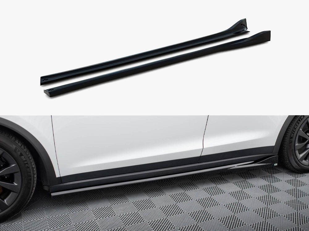 Maxton Design Side Skirts Diffusers Tesla Model X Mk1 Facelift - TE-MODELX-1F-SD1G - Image 1