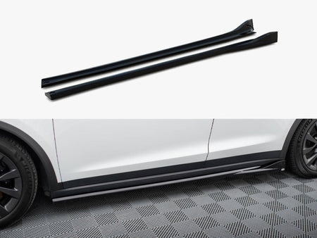 Maxton Design Side Skirts Diffusers Tesla Model X Mk1 Facelift - TE-MODELX-1F-SD1G - Image 1