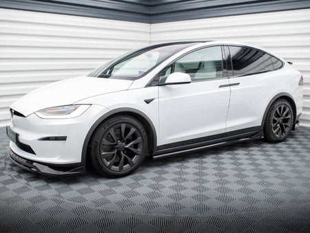 Maxton Design Side Skirts Diffusers Tesla Model X Mk1 Facelift - TE-MODELX-1F-SD1G - Image 2