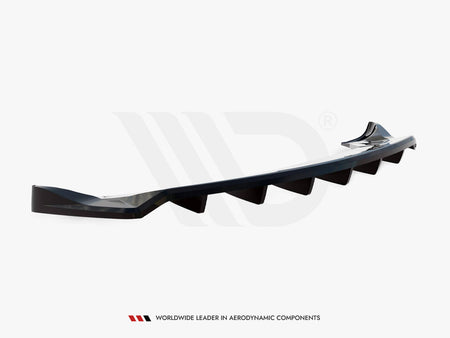 Rear Splitter (Vertical Bars) Tesla Model X Mk1 Facelift