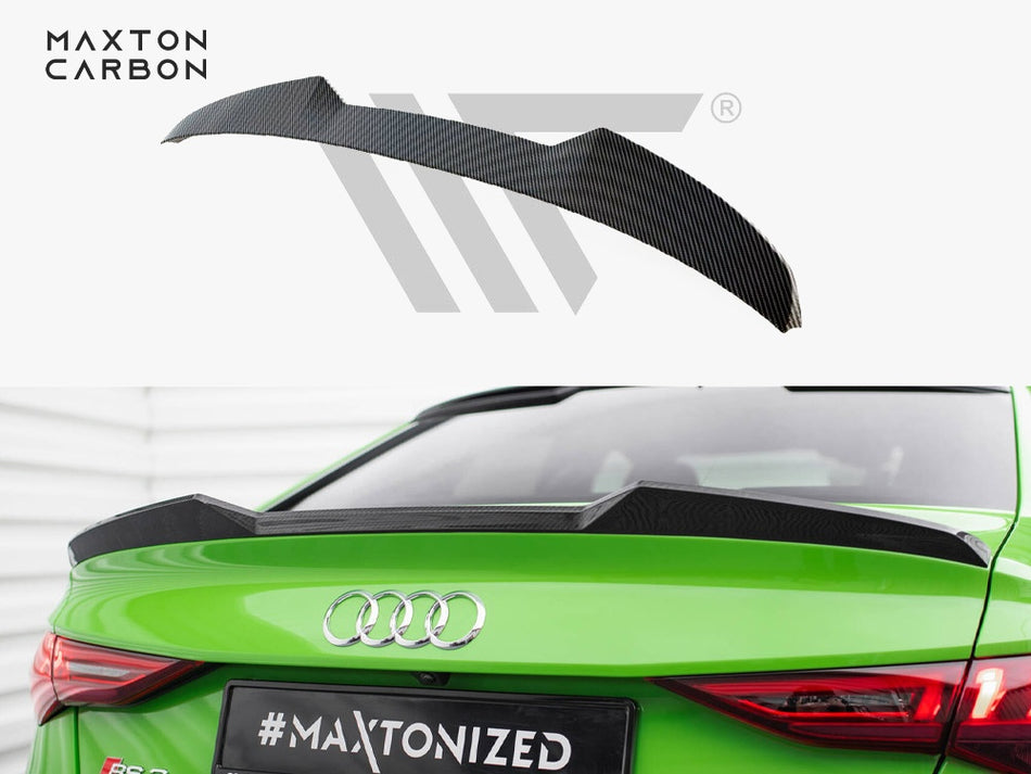 Carbon Fiber Tailgate Spoiler Audi RS3 / S3 / A3 S-Line / Standard Sedan 8Y