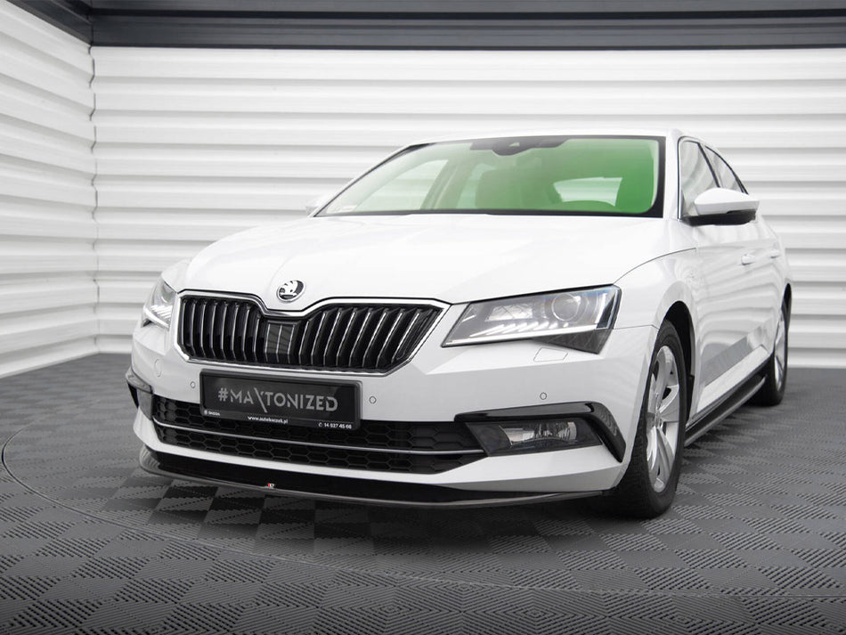 Front Splitter V.1 Skoda Superb Mk3 - Carbon Look