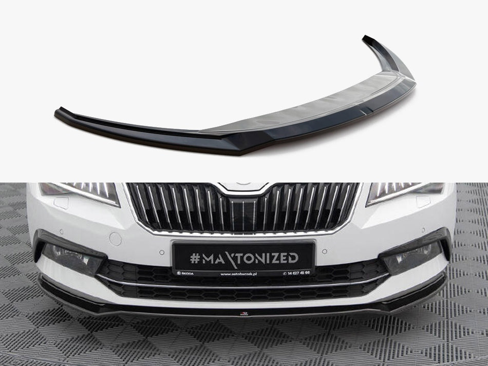 Maxton Design Front Splitter V.2 Skoda Superb Mk3