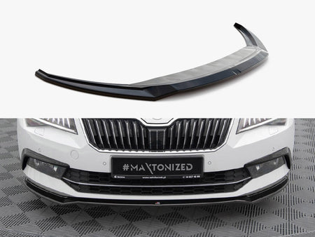 Maxton Design Front Splitter V.2 Skoda Superb Mk3 - SK-SU-3-FD2G - Image 1