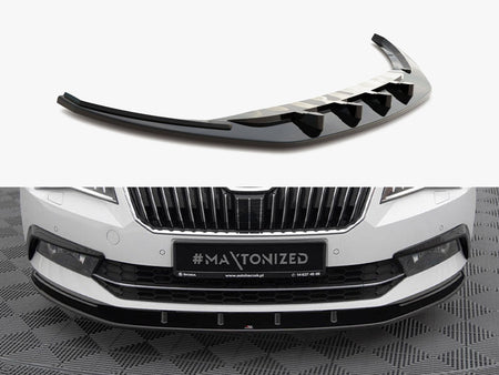 Maxton Design Front Splitter V.3 Skoda Superb Mk3 - SK-SU-3-FD3G - Image 1