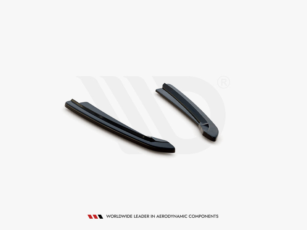 Rear Side Splitters Skoda Superb Mk3 Hatchback / Estate - Carbon Look