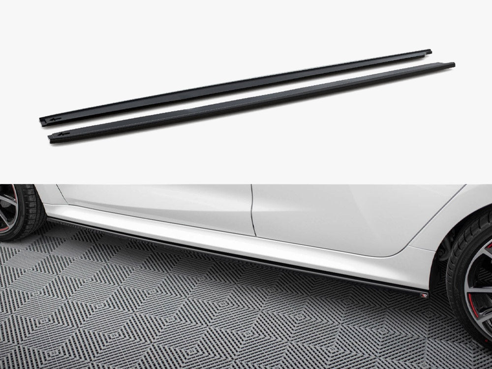 Maxton Design Side Skirts Diffusers V.2 Toyota Yaris Mk4 - TO-YA-4-SD2G - Image 1