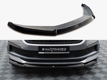 Maxton Design Front Splitter V.1 Skoda Kodiaq Sportline Mk1 Facelift - SK-KO-1F-SL-FD1G - Image 1