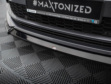 Maxton Design Front Splitter V.1 Skoda Kodiaq Sportline Mk1 Facelift - SK-KO-1F-SL-FD1G - Image 4