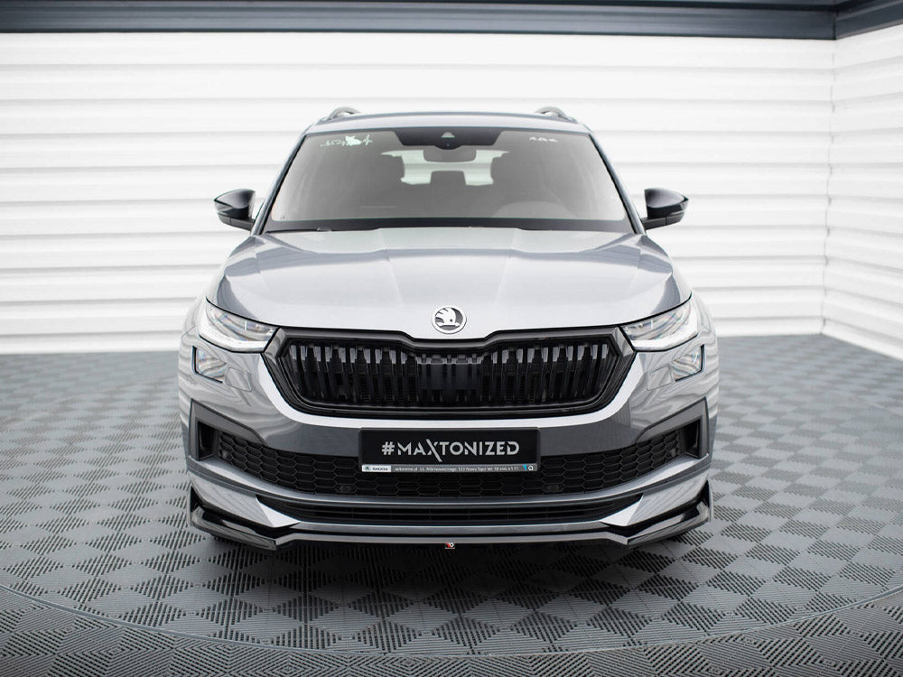 Maxton Design Front Splitter V.2 Skoda Kodiaq Sportline Mk1 Facelift - SK-KO-1F-SL-FD2G - Image 3