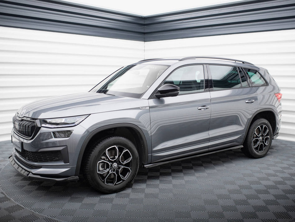 Maxton Design Side Skirts Diffusers Skoda Kodiaq Sportline Mk1 Facelift - SK-KO-1F-SL-SD1G - Image 2