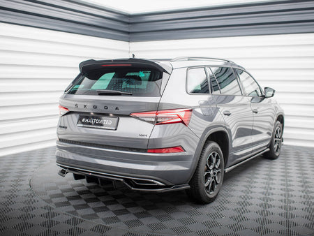 Rear Splitter (Vertical Bars) Skoda Kodiaq Sportline Mk1 Facelift