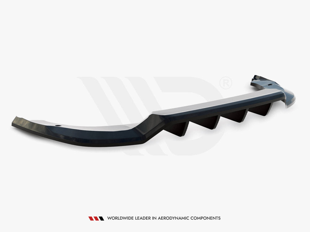 Maxton Design Rear Splitter (Vertical Bars) Skoda Kodiaq Sportline Mk1 Facelift - SK-KO-1F-SL-RD1G+RD2G - Image 6