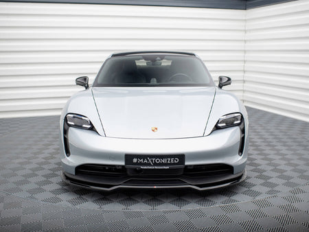 Maxton Design Front Splitter Porsche Taycan / Taycan 4 / Taycan 4S / Taycan GTS Mk1 - PO-TAY-1-FD1G - Image 3